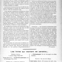 2226 - Page 2219 - Partie Scientifique. L'actualité scientifique. Les Congrès. Congrès des médecins aliénistes et neurologistes de France et des pays de langue Française, XLIe session — Nancy (30 juin-5 juillet 1937), Professeur P. Combemale. Rapport de psychiatrie. Étude biologique des délires alcooliques aigus - par M. le Docteur R. Bargues / Les livres qui viennent de paraître …