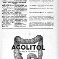 2256 - Page V-2249 - Abonnés du Concours exerçant dans les stations d’altitude / Renseignements / Communication du bureau de « Voyages »