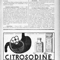 2258 - Page VII-2251 - Dernières nouvelles. Enseignement de la médecine / Faculté de médecine de Paris / Bibliothèque / Secrétariat / Le Sultan du Maroc à Vals-les-Bains