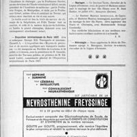 2260 - Page IX-2253 - Dernières nouvelles. Centenaire de la naissance de Félix Terrier / Exposition internationale de Paris 1937 / Naissances / Mariages / Nécrologie [Professeur A. Ménégaux]