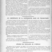 2269 - Page 2262 - Partie Scientifique. Travaux originaux. La vitamine D: Médicaments et aliments irradiés, Professeur Y. Volmar. Irradiation de l’organisme : la cure solaire / De l’importance de la radiographie dans les traumatismes / Aplasie du pavillon de l’oreille