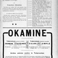2300 - Page XLI-2293 - A travers l’officiel. Médaille d’honneur des épidémies. Situation d’activité / Promotions - Affectations / Ligue médicale de défense professionnelle. "Le Sou Médical"