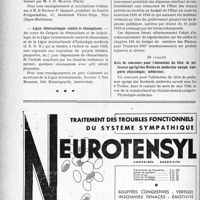 2313 - Page 2306-X - Dernières nouvelles. Le VIIe Congrès Français de gynécologie / Ligue internationale contre le rhumatisme / A travers l’officiel. Décret du 20 juin 1937 sur le remboursement des sommes indûment retenues au titre du prélèvement général sur les dépenses publiques / Avis de concours pour l’obtention du titre de Professeur agrégé des Écoles de médecine navale (catégorie physiologie, médecine)