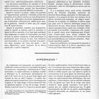 2326 - Page 2319 - Partie Scientifique. Travaux originaux. Clinique médicale des enfants, (Hôpital des Enfants Malades), M. le Professeur Nobécourt. Pleurésies purulentes à pneumocoques du sommet et de la région antérieure / Hypospadias