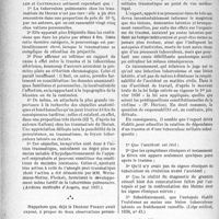 2341 - Page 2334 - Partie Professionnelle, Hygiène, Assistance, Mutualité, Intérêts corporatifs, Variétés. L’Actualité professionnelle. La Presse et les Sociétés. Traumatismes du thorax et tuberculose pulmonaire ultérieure [(Archives médicales d’angers, mai 1937)] [(Liège médical, 1936, n° 43)] / L’enseignement de la médecine sociale à l’étranger [(Informations sociales, 19 avril 1937)]