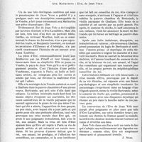 2345 - Page 2338 - Partie Professionnelle, Hygiène, Assistance, Mutualité, Intérêts corporatifs, Variétés. L’Actualité professionnelle. Chronique théâtrale. Aux Mathurins : Eve, de Jean Yole