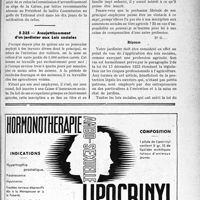 2356 - Page XLIX-2349 - Correspondance. Assurances sociales. Délivrance des soins dentaires aux assurés sociaux / Assujettissement d’un jardinier aux Lois sociales