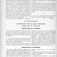 2377 - Page 2370 - Propos du jour. De la méthode pour bien conduire sa raison dans la connaissance et la pratique de la médecine / Anecdotes sur Claude Bernard. Contées par D’Arsonval. Claude Bernard et la thériaque / Claude Bernard et l'Agrégation