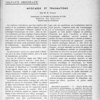 2378 - Page 2371 - Partie Scientifique. Travaux originaux. Myocarde et traumatisme, par M. E. Duhot