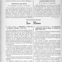 2393 - Page 2386 - Partie Scientifique. L’actualité scientifique. Les Congrès. Les journées médicales de Bruxelles, (XVIe session — Juin 1937). Résumé des conférences. Le monde médical parisien il y a cent ans - M. J. de Fourmestraux / Transfusion de sang conservé - M. le Professeur Jeanneney / La syphilis indigène marocaine - M. E. Lepinay / Les Thèses. Contribution à l’étude des encéphalites ourliernnes, par Dr Y. Auvray (thèse 1937) / Les interventions mobilisatrices dans les raideurs et ankyloses du genou, par Dr J. -N. Courvoisier (thèse 1937)