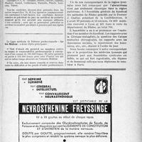2410 - Page XXXIX-2403 - A travers l’officiel. Service de santé. École du service de santé militaire / Correspondance. A propos de l’absentéisme dans nos Assemblées syndicales