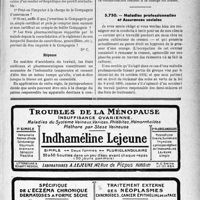 2414 - Page XLIII-2407 - Correspondance. Divers. Accident du travail. Appareils de prothèse / Maladies professionnelles et Assurances sociales