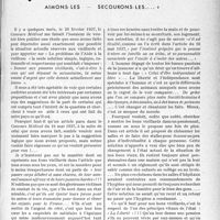 2456 - Page 2449 - Partie Professionnelle, Hygiène, Assistance, Mutualité, Intérêts corporatifs, Variétés. L'actualité professionnelle. Médecine légale. «.... Respectons les vieillards, aimons-les - secourons-les.... »