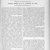 2482 - Page 2475 - Partie Scientifique. Clinique chirurgicale infantile, (Hôpital, des Enfants Malades). Quelques malades vus à la consultation du lundi, par M. le Professeur Ombrédanne