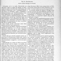 2484 - Page 2477 - Partie Scientifique. Clinique chirurgicale infantile, (Hôpital, des Enfants Malades). Urticaire au froid, malaises généraux mort subite dans les bains froids, et histamine, par R. Barthélemy