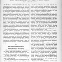 2540 - Page 2533 - Partie scientifique. Clinique chirurgicale, (Hôpital Cochin), Leçon de M. le Professeur agrégé Wilmoth. Les indications des traitements rééducateurs chez l’enfant, par le Docteur G. de Parrel. Les déficients sensoriels Malentendants et malvoyants