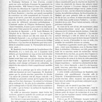 2549 - Page 2542 - Partie scientifique. L'actualité scientifique. Les Sociétés Savantes. Bordeaux. Société d’hydho-climatologie. La réaction de Faust Zambrini peut-elle devenir un test en crénologie ?