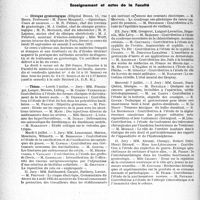 2569 - Page 2562 - Partie professionnelle, Hygiène, Assistance, Mutualité, Intérêts corporatifs, Variétés. Faculté de médecine de Paris. Enseignement et actes de la Faculté