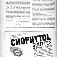 2575 - Page 2568-LII - A travers l’officiel. Commission permanente du Rhumatisme. Réductions accordées aux mutilés de guerre / Correspondance. Mutualité familiale. La famille médicale Française