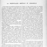 2594 - Page 2587 - Propos du jour. La prophylaxie mentale et criminelle [J. Noir]