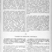 2604 - Page 2597 - Partie scientifique. La clinique au goût du jour. Pour améliorer le sort de ceux qui souffrent dans leurs articulations, d'après le Docteur Raphaël Massart. Les infiltrations sympathiques dans les arthrites chroniques rhumatismales, ou autres. Leurs résultats. Les infiltrations stellaires / Technique des infiltrations sympathiques