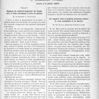 2610 - Page 2603 - Partie scientifique. L'actualité scientifique. Les Congrès. Congrès international de médecine scolaire et d’éducation physique, (1-6 juillet 1937). Rapports du médecin-inspecteur des Écoles avec le Corps enseignant et avec les parents, M. le Docteur L. Dufestel / Des rapports entre le médecin-inspecteur scolaire, le corps enseignant et les parents, M. Ch. Blanc