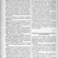 2621 - Page 2614 - Partie professionnelle, Hygiène, Assistance, Mutualité, Intérêts corporatifs, Variétés. L'actualité professionnelle. La Presse et les Sociétés. Du choix et de l’interprétation des tests biométriques en médecine scolaire [(Liège Médical, 27 juin 1937, Franz Vandervael, chargé de cours à l'Université de Liège)] / Repérage en vue de la connaissance de la position de la tête dans l’espace [(Le Jeune médecin, mai 1937)]