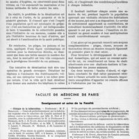 2628 - Page 2621 - Partie professionnelle, Hygiène, Assistance, Mutualité, Intérêts corporatifs, Variétés. L'actualité professionnelle. Hygiène urbaine. Pour l’établissement d’un plan de dératisation, d’après le Docteur A. Stillmunkès. Pour une entreprise rationnelle de dératisation / Faculté de médecine de Paris. Enseignement et actes de la Faculté