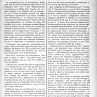 2664 - Page 2657 - Partie scientifique. Travaux Originaux. La thérapeutique par les occupations (travail, jeux, etc) dans les maladies mentales aux États-Unis, Docteur André Tissot