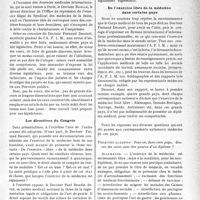 2676 - Page 2667 - Partie professionnelle, Hygiène, Assistance, Mutualité, Intérêts corporatifs, Variétés. Travaux originaux. Bulletin de l'Actualité. Congrès international pour la répression de l’exercice illégal de la médecine [Dr Paul Boudin]
