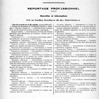 2691 - Page 2682 - Partie professionnelle, Hygiène, Assistance, Mutualité, Intérêts corporatifs, Variétés. Faculté de médecine de Paris. Enseignement et actes de la Faculté / Reportage professionnel. Nouvelles et Informations, (Voir les Dernières Nouvelles en tête des « Demi-Colonnes »). Faculté de médecine de Montpellier