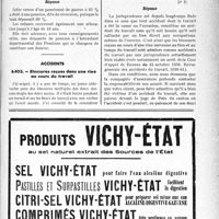 2696 - Page LI-2687 - Correspondance. Questions médico-militaires. Droits de la veuve et des enfants d'un pensionné de guerre / Accidents. Blessures reçues dans une rixe au cours du travail