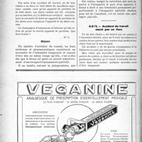 2697 - Page 2688 - Correspondance. Questions médico-militaires. Droits de la veuve et des enfants d'un pensionné de guerre / 6.350. - Les apparells de prothèse ne sont pas à la charge du chef d'entreprise / 6.612. - Accident du travail causé par un tiers