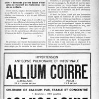 2700 - Page LV-2691 - Correspondance. Accidents. La congestion est une maladie et non un accident / Assurances sociales. Demande par une Caisse d’indication du montant des honoraires versés au médecin