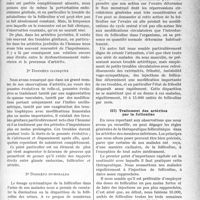 2724 - Page 2715 - Partie scientifique. Travaux originaux. Artérites des membres inférieurs et folliculine, par MM. Maurice Racine et Henri Reboul. Ce qui permet de penser au rôle que jouent les glandes génitales dans la genèse des artérites des membres inférieurs / Traitement des artérites par la folliculine