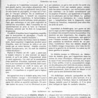 2728 - Page 2719 - Partie scientifique. Travaux originaux. Les régimes au goût du jour. Le traitement actuel du diabète sucré, d’après le Professeur P. Le Gac. Données de base / Les éléments du traitement
