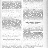 2732 - Page 2723 - Partie scientifique. L’actualité scientifique. Les Sociétés Savantes. Paris. Société médicale des hôpitaux de Paris. Étude clinique et anatomique de différents cas de kystes congénitaux du poumon, (9-4-1937) / Kystes aériens suppurés, (16-4-1937) / Kystes du poumon et bronchiectasies, (16-4-37)