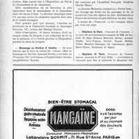 2769 - Page 2760-VIII - Dernières nouvelles. Journées médicales franco-tchéco-slovaques / Congrès international du tourisme, du thermalisme et du climatisme / Hommage au Docteur A. Siredey / Prix de l’Académie Française / Hôpitaux de Paris / Hôpitaux de Paris