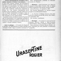 2770 - Page IX-2761 - Dernières nouvelles. Hôpitaux de Paris / « Archives internationales des brucelloses et des maladies communes à l’homme et aux animaux » / Ecole de podologie / Hôpital de Saint-Nazaire / Naissances / Nécrologie [Docteur français Bredier, Docteur Xavier Molanéri, Docteur Chabrier, Docteur André Fasquelle]