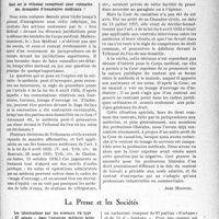 2806 - Page 2797 - Partie professionnelle, Hygiène, Assistance, Mutualité, Intérêts corporatifs, Variétés. L’actualité professionnelle. Informations judiciaires. Quel est le tribunal compétent pour connaître des demandes d’honoraires médicaux ? / La Presse et les Sociétés. Les intoxications par les essences du type « 87 octane » dans l’aviation militaire belge [(Bruxelles-Médical, 20 juin 1937)]