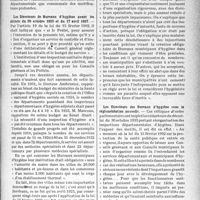 2808 - Page 2799 - Partie professionnelle, Hygiène, Assistance, Mutualité, Intérêts corporatifs, Variétés. L’actualité professionnelle. Les directeurs de bureaux d'hygiène. Leur situation nouvelle — Leur recrutement