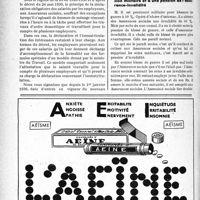 2813 - Page 2804-XLVIII - Correspondance. Assurances sociales. Immatriculation des femmes de ménage aux Assurances sociales / Coexistance du droit à une pension militaire et à une pension de l’assurance-invalidité