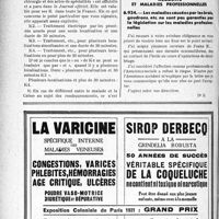 2819 - Page 2810-LIV - Correspondance. Application des tarifs d'honoraires. Assurances sociales. Les différentes annotations en K pour les traitements électriques ordinaires / Accidents et maladies professionnelles. Les maladies causées par les brais, goudrons, etc, ne sont pas garanties par la législation sur les maladies professionnelles