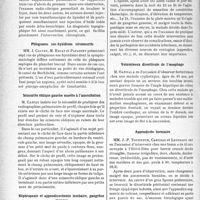 2853 - Page 2844 - Partie scientifique. L'actualité scientifique. Les Sociétés Savantes. Toulouse. Société de médecine. Abcès du poumon et lipiodol / Phlegmons sus-hyoïdiens circonscrits / Scissurite oblique gauche muette à l’auscultation / Néphropexie et appendicectomie lombaire, gangrène gazeuse / Volumineux diverticule de l’œsophage / Appendicite herniaire