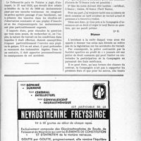 2882 - Page LVII-2873 - A travers l’officiel. Réponses des ministres aux questions des parlementaires. L’accouchement par opération césarienne ressort à l'assurance-maladie et non à l’assurance-maternité / Accident survenu au cours d’une partie de foot-ball