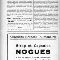 2883 - Page 2874-LVIII - A travers l’officiel. Réponses des ministres aux questions des parlementaires. Accident survenu au cours d’une partie de foot-ball / L’eczéma des laveuses n’est pas une maladie professionnelle protégée par la loi