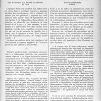 2910 - Page 2901 - Partie scientifique. Travaux originaux. Clinique chirurgicale infantile, (Hôpital des Enfants-Malades). Que conclure d'une cuti-réaction à la tuberculine négative ?, par Max fourestier et R. Fasquelle Saint-Yves Ménard