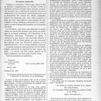 2928 - Page 2919 - Partie professionnelle, Hygiène, Assistance, Mutualité, Intérêts corporatifs, Variétés. Bulletin de l’Actualité. La déclaration des causes de décès. La dénonciation des décès de cause suspecte
