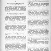 2929 - Page 2920 - Partie professionnelle, Hygiène, Assistance, Mutualité, Intérêts corporatifs, Variétés. Bulletin de l’Actualité. La déclaration des causes de décès. La dénonciation des décès de cause suspecte / Dans quels cas la loi oblige-t-elle à se porter dénonciateur ?