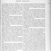 2934 - Page 2925 - Partie professionnelle, Hygiène, Assistance, Mutualité, Intérêts corporatifs, Variétés. L'actualité professionnelle. Le congrès de chirurgie, (Paris. 4-9 octobre 1937), Séance d’ouverture